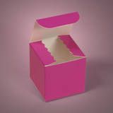  Hot Pink Tuck Top Gift Boxes 10 Pack