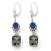  90 $ 79 90 orvieto silver peacock pink drusy quartz earrings $ 139 90