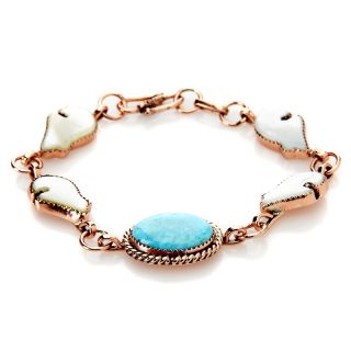 Chaco Canyon Southwest Jewelry Southwest Mother of Pearl and Turquoise