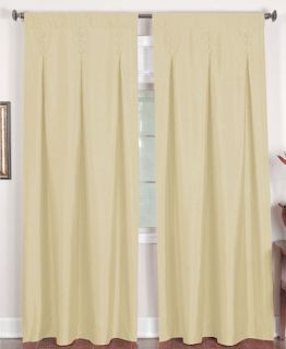 Elrene Home Imperial 26 x 84 Inverted Pleat Panel Ivory NEW