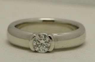 Tiffany Co Platinum Etoile Diamond Engagement Ring