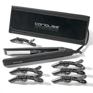 144 689 corioliss corioliss c1 classic black styling iron with 6 pack