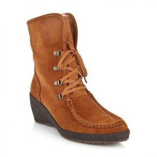 203 153 sporto luxe foldover waterproof suede lace up wedge boot note