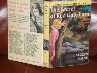 Nancy Drew 6 THE SECRET OF RED GATE FARM Carolyn Keene cop 1961