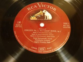  Concertos Set 3 LPS Philadelphia Orchestra RCA Victor LM 6123
