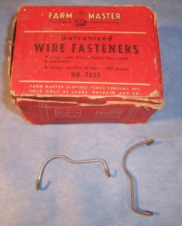  Farm Master Dairy Horse Ranch Porcelain Glass Insulator Wire Fence