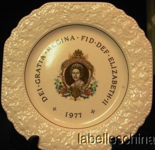 Lord Nelson Pottery Elizabeth Jubilee Plate Crazing