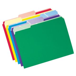 Pendaflex 84270 Esselte 12 Pack Assorted Colors File Folders w