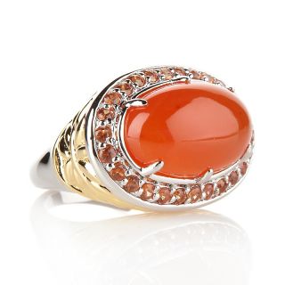  and orange sapphire 2 tone ring note customer pick rating 6 $ 149