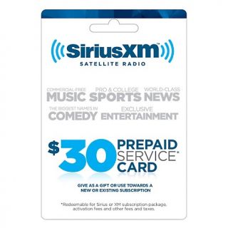 SiriusXM Edge Satellite Radio with Car and Home Kits Plus $30 Prepaid