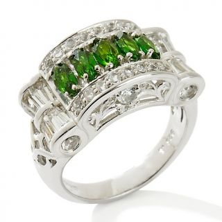 162 033 victoria wieck 1 89ct chrome diopside and white topaz sterling