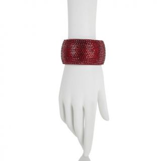 Graziano Love Sparkle Glitter 7 1/2 Cuff Bracelet