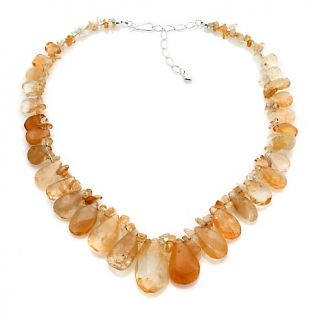 Mine Finds by Jay King Beaded Citrine Sterling Silver 18 Necklace