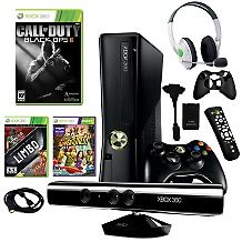Xbox 360 Kinect 250GB 5 Game Bundle, Free Hulu Plus