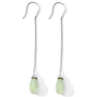 158 682 green jade sterling silver teardrop earrings rating be the
