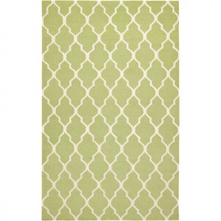 Rizzy Home Rizzy Home Swing Hand Woven Dhurrie Rug Lime   8 x 10