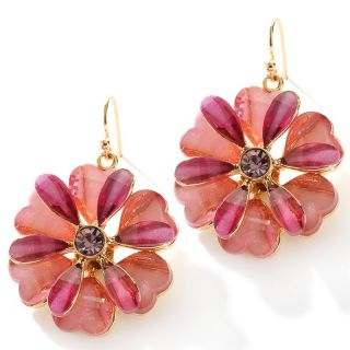 170 878 hot in hollywood belle floral crystal drop earrings note