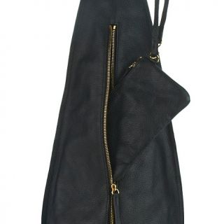 Patti Hansen for Hung on U Kiss Leather Bag with Strap Detail