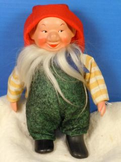 Ronnaug Petterssen Gnome 1940s Man Nisse Doll Norway Norwegian Vintage