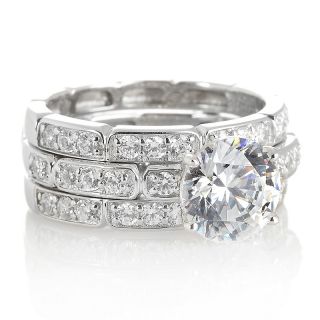 Jean Dousset 2.68ct Absolute Solitare Ring and Band Set at