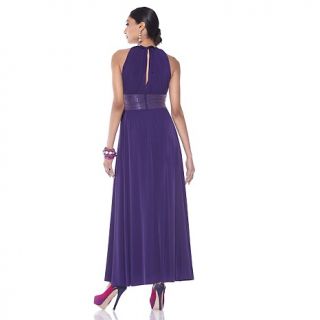 JS Boutique Womens Long A Line Dress with Beading