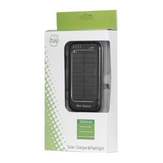 3500mAh Solar Charger Battery for iPhone 4 4S iPad3 Samsung i9300 PSP