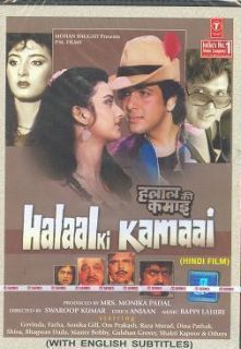Halaal Ki Kamaai Govinda Farha Bollywood Hindi DVD