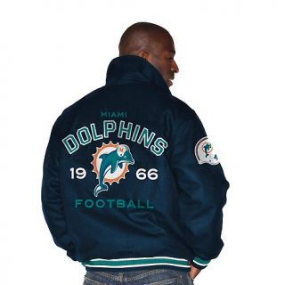 Miami Dolphins NFL Wool Blend Varsity Jacket