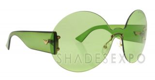 New Emporio Armani Sunglasses ea 9837 s Green 3VI4E 30th Anniversary