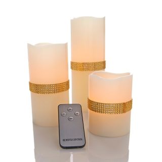 184 749 winter lane winter lane 4 6 and 8 jeweled flameless candles