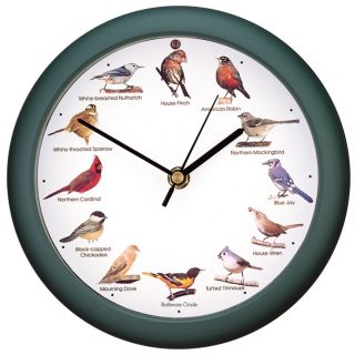 Mark Feldstein Singing Bird Wall Clock Singing Bird Songs Birds Decor
