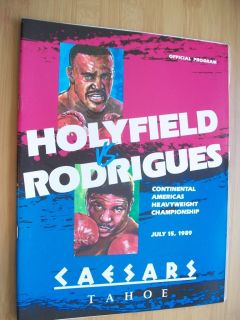 1989 Evander Holyfield Adilson Rodrigues Heavyweight Championship