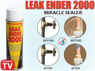 Leak Ender 2000 Miracle Plumbing Sealer Mighty Pipe Sealer 14 oz New