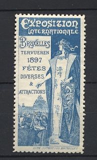 Belgium Expo Internationale Bruxelles 1897