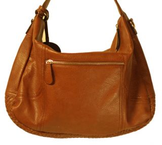  Style Bag Medium Vogue Zipped Opening Stitch Handbag Brown BT