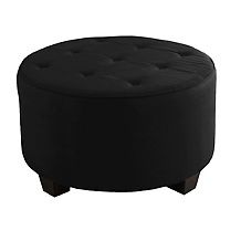 microsuede tufted round ottoman d 20111109190802753~160654_001