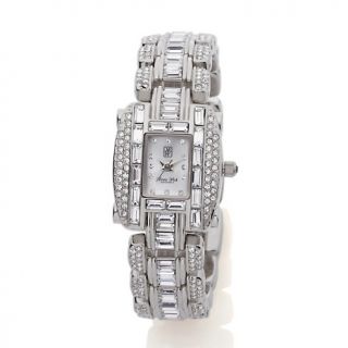210 924 victoria wieck pave and baguette crystal panther link bracelet