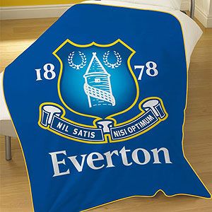 everton football club official bedding fleece blanket 2115 p