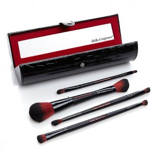216 637 ybf beauty double ended brush set with black carry case rating