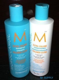 MoroccanOil Extra Volume Shampoo and Conditioner 8 5 oz each