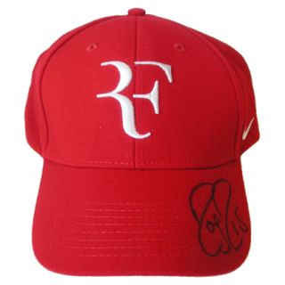 Roger Federer Signed Baseball Cap St Mungo’s Woolly Hat Day