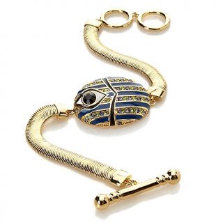 204 589 akkad akkad divine scarab crystal and enamel herringbone