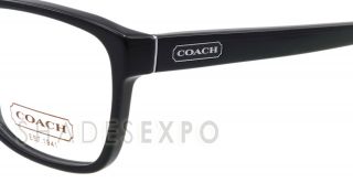 New Coach Eyeglasses HC 6013 Julayne Black 5002 Auth 54mm