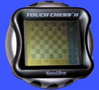 Touch Chess II Excalibur Electronics Handheld Portable Chess Game to