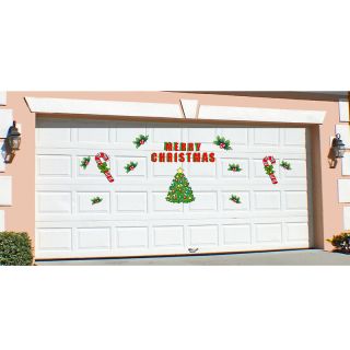 226 102 door delights merry christmas magnetic garage door decor