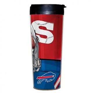 Buffalo Bills NFL Travel Mugs with Lids   Set of 2