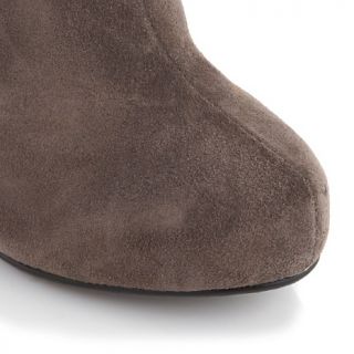 theme® Suede Bootie with Tassel and Faux Fur Cuff