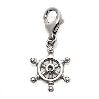 218 657 charming silver inspirations sterling silver ship s steering