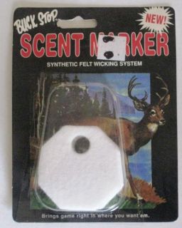 Deer Scent Marker Synthetic Felt Wicking System Four Markers Buck Stop