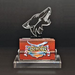 229 164 nhl team logo business card holder phoenix coyotes rating be